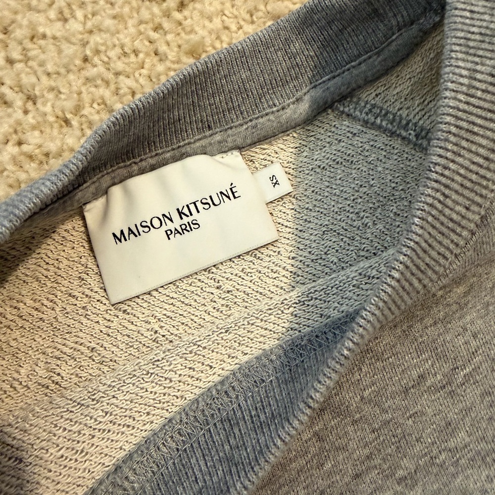 MAISON KITSUNE Gray sweatshirt - Picture 3 of 5